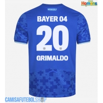 Camisa de time de futebol Bayer Leverkusen Alejandro Grimaldo #20 Replicas 3º Equipamento 2025-26 Manga Curta